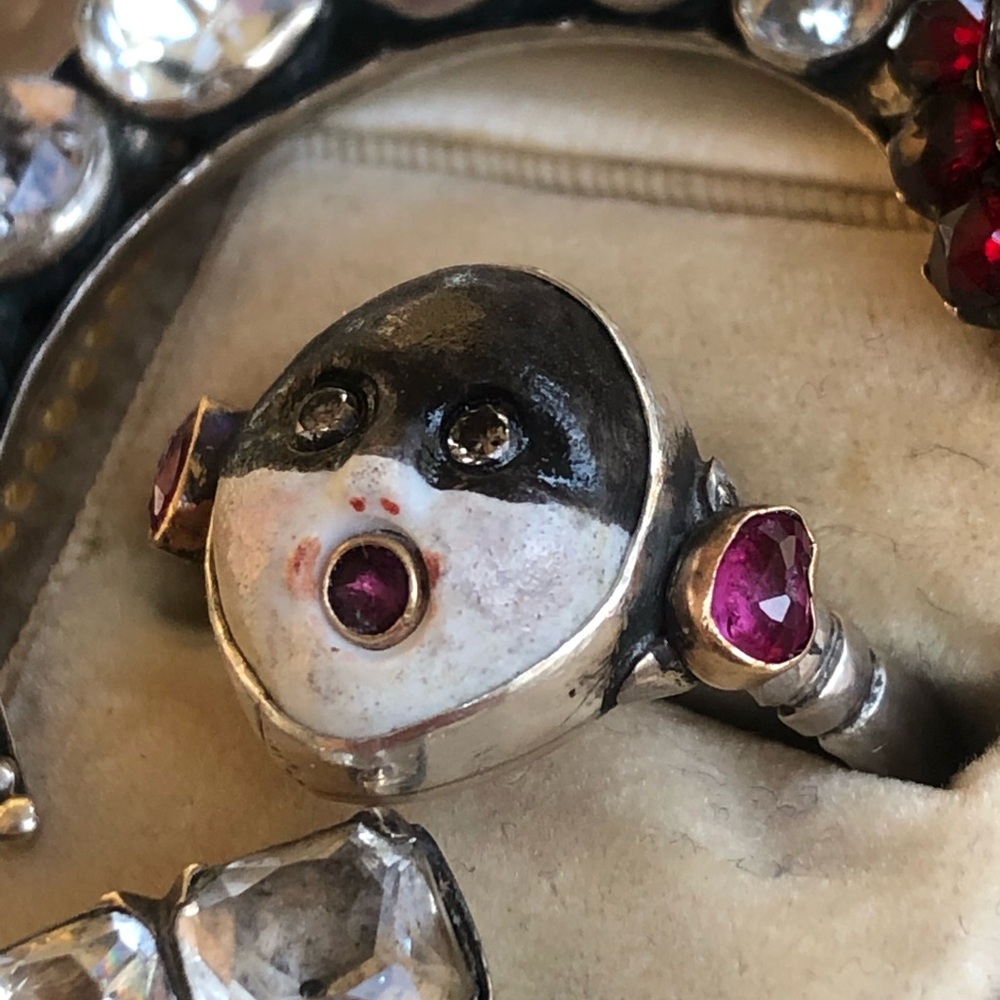 Georgian masquerade carnival masked ring - Picture 10 of 13